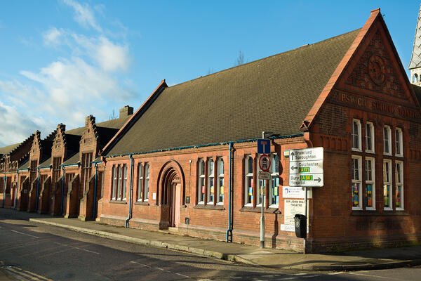 The Eastern Angles Centre building in Gatacre Road, Ipswich.