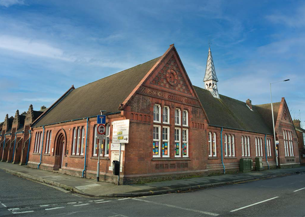 The Eastern Angles Centre building in Gatacre Road, Ipswich.