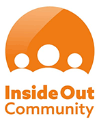 Orange and White Inside Out Community logo