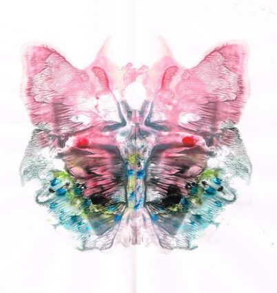 Inkblot artwork.